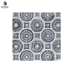 Krista Watterworth Spin Irregular Mosaic Marble Tiles
