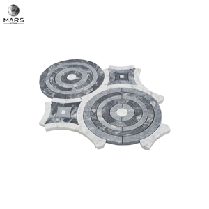 Krista Watterworth Spin Irregular Mosaic Marble Tiles