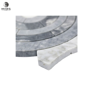 Krista Watterworth Spin Irregular Mosaic Marble Tiles
