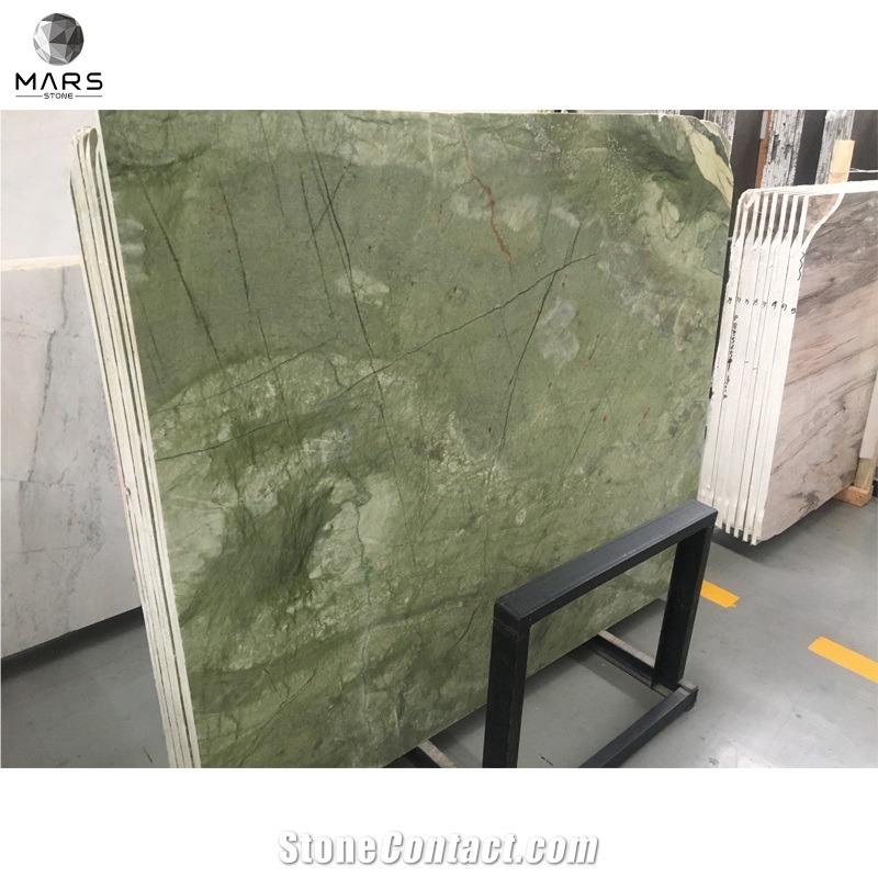 Luxury Design Forest Green Marble Slabs, Dandong Jade Green