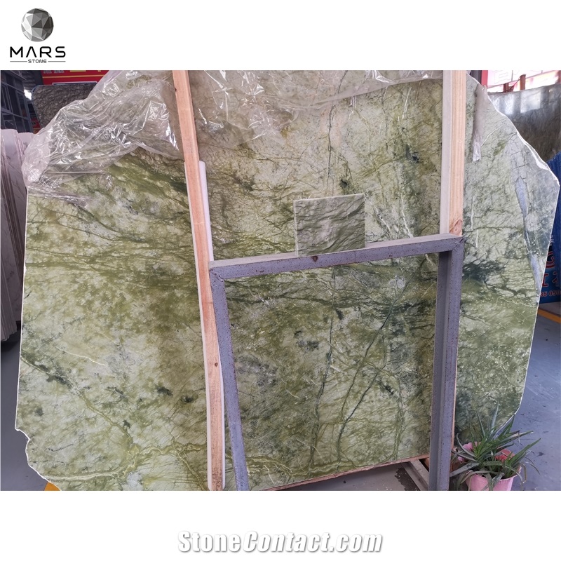 Luxury Design Forest Green Marble Slabs, Dandong Jade Green