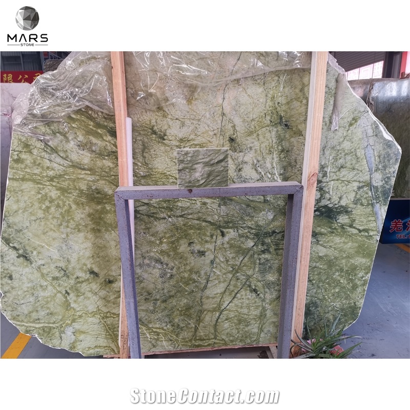 Luxury Design Forest Green Marble Slabs, Dandong Jade Green