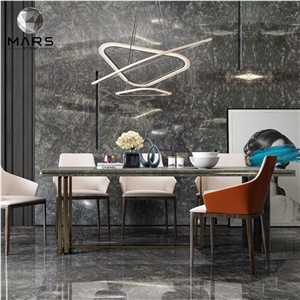 Luxury Exotic Black Vein Granite Slab For Wall Background