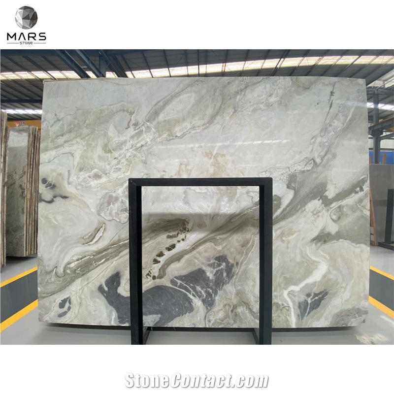 Marble Feature Wall Polished Green Jade White Beauty Marble