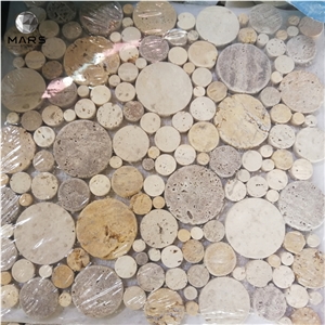 Mixed Colour Broken Marble Tumble Mosaic
