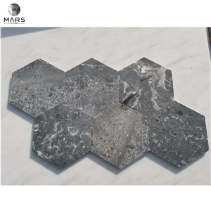 Modern Decoration Design Natural Dark Gery Stone Mosaic Tile