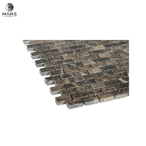 Modern Type Brick Strip Polished Mosaic Marble Mosaics Tiles