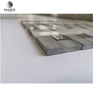 Natural Blends Marble Stone And Glass Mosaic Tile