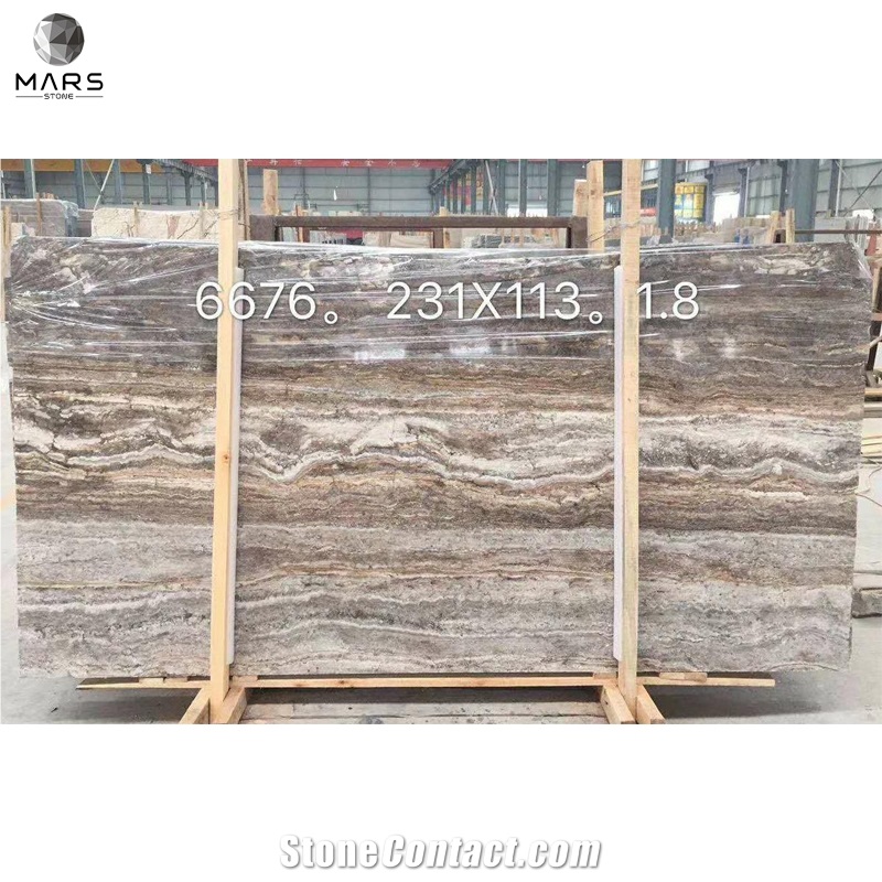 Natural Stone Coffee Travertine Brown Natural Slabs Tiles