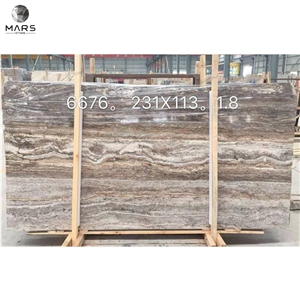 Natural Stone Coffee Travertine Brown Natural Slabs Tiles