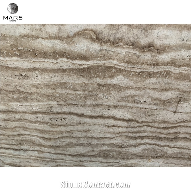 Natural Stone Coffee Travertine Brown Natural Slabs Tiles