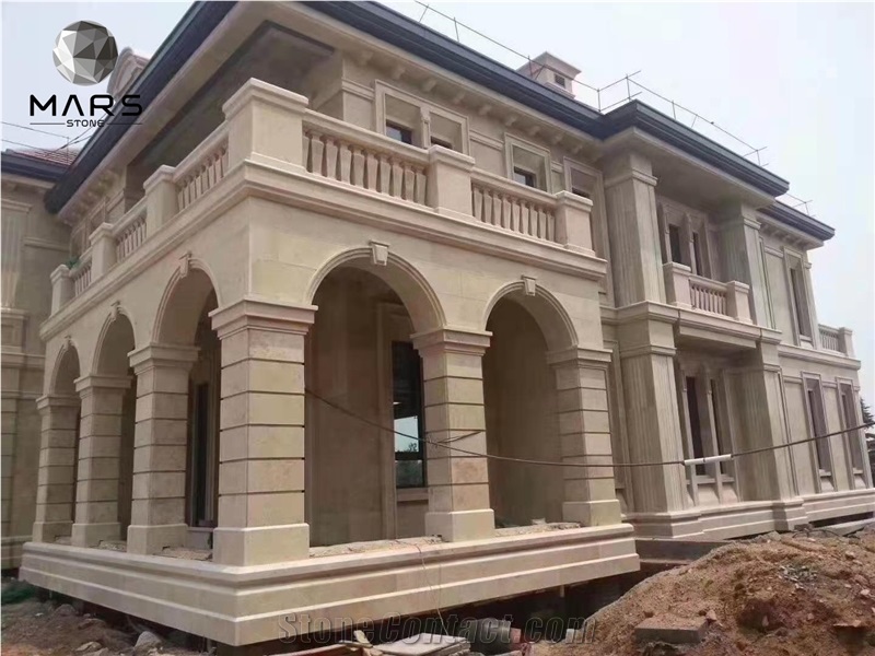 One-Stop Exterior Wall Cladding Solutions Limestone 3D Wall Decor Panel