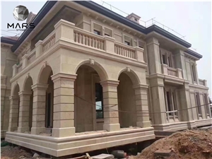One-Stop Exterior Wall Cladding Solutions Limestone 3D Wall Decor Panel