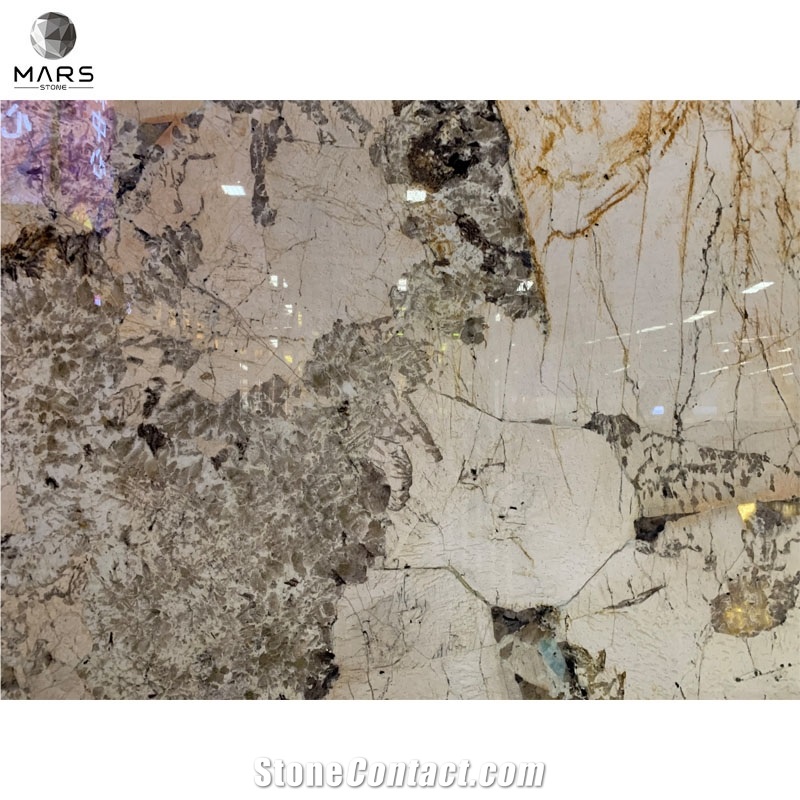 Pandora Quartzite Luxury Stone Marble LED Light Backlit Slabs Tiles