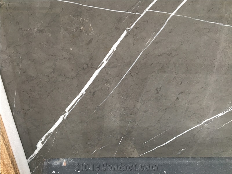 Pisa Grey Marble Slab Iran Pietra Gray Marble Graphite Slabs
