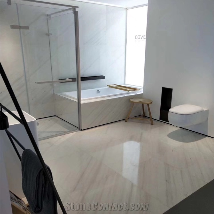 Polaris White Greece Marble Slabs