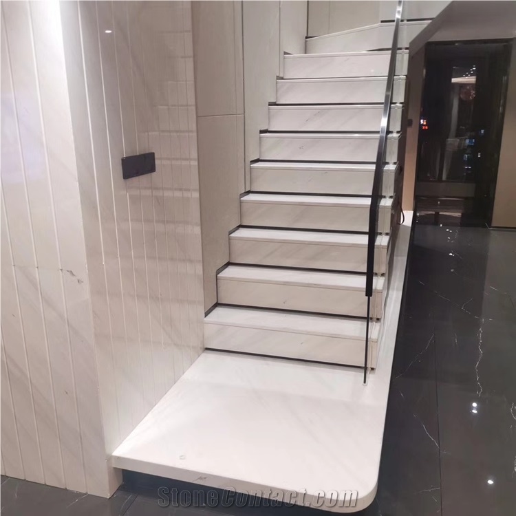 Polaris White Greece Marble Slabs