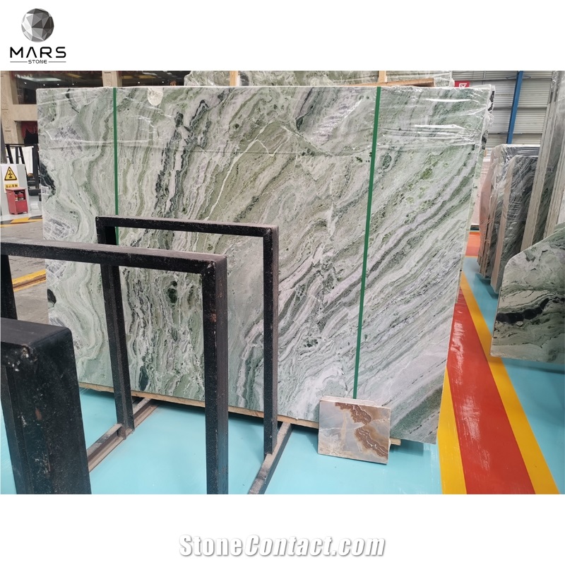Polished Ice Green Jade Green Slabs Emerald Green Marble