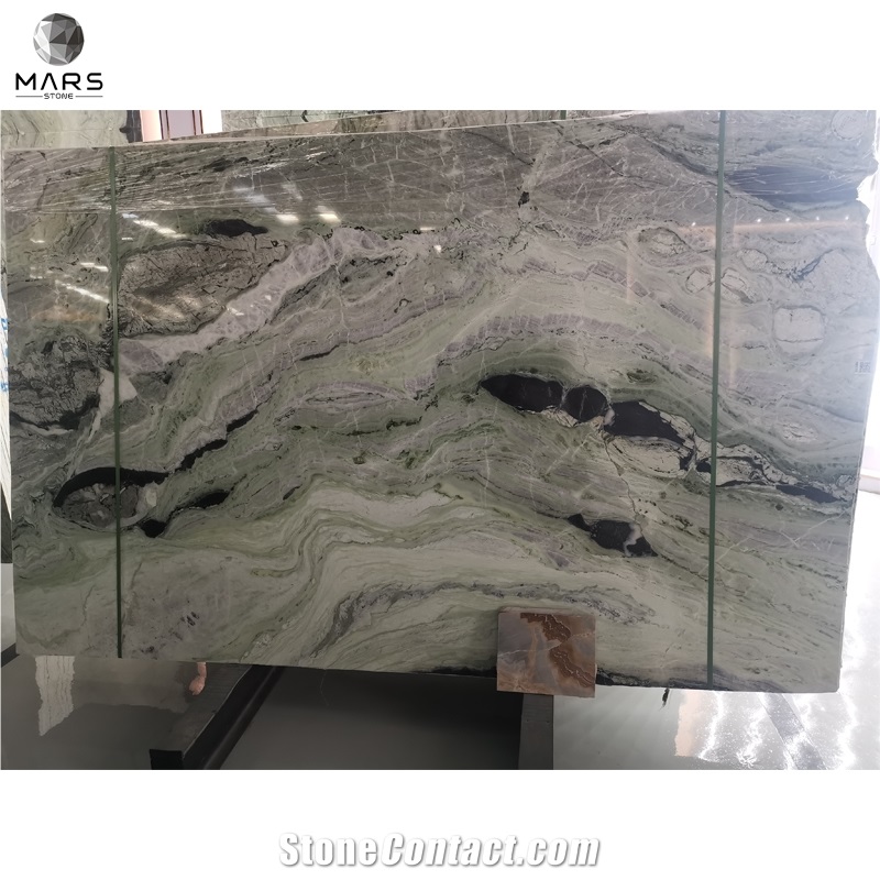 Polished Ice Green Jade Green Slabs Emerald Green Marble