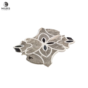 Popular Irregular Flower Polished Mosaic Marble Tiles Popular Irregular Flower Polished Mosaic Marble Tiles