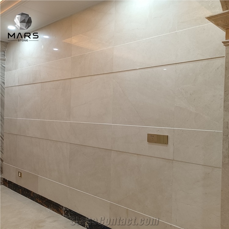 Popurlar Turkey Beige Marble Light Pearl Beige Slab