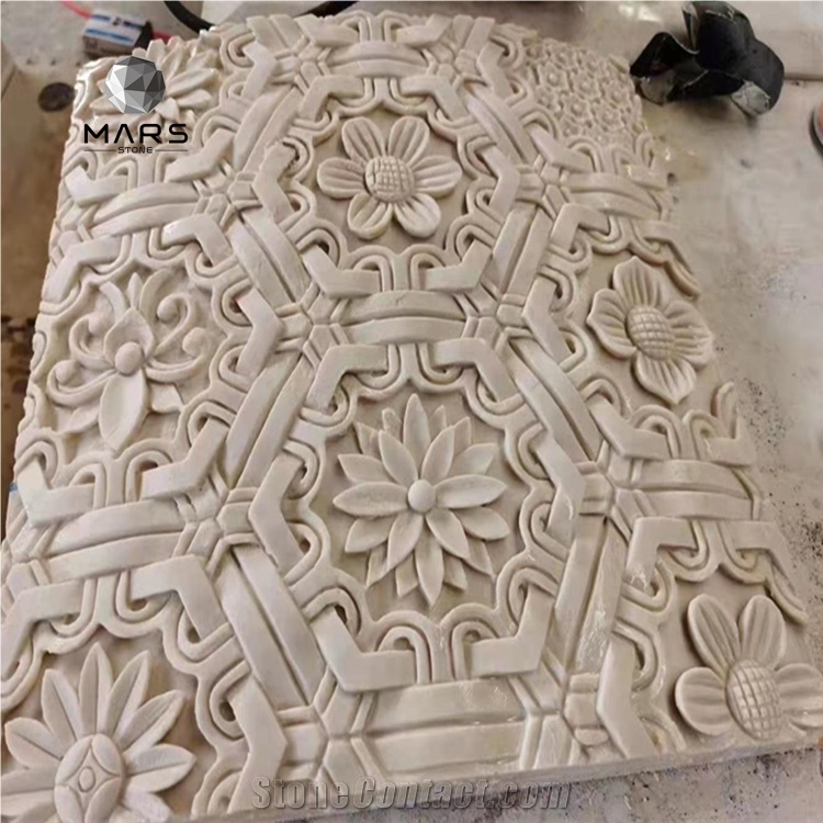 Popurlar Turkey Beige Marble Light Pearl Beige Slab