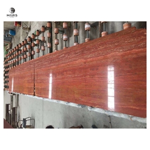 Red Travertine Cut To Size Rosa Rosso Travertine Tile 
