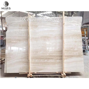Super White Travertine,Ivory Travertine,Polished Filled Slab