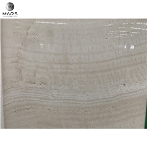 Super White Travertine,Ivory Travertine,Polished Filled Slab