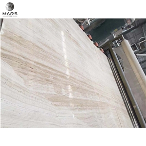 Super White Travertine,Ivory Travertine,Polished Filled Slab