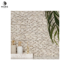 Wholesales Cheap Pebble Natural Stone Mosaics Tiles