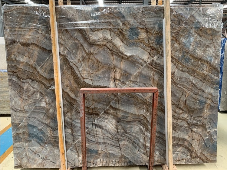 Yellow And Blue Yinxun Palissandro Marble