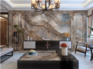 Yellow And Blue Yinxun Palissandro Marble