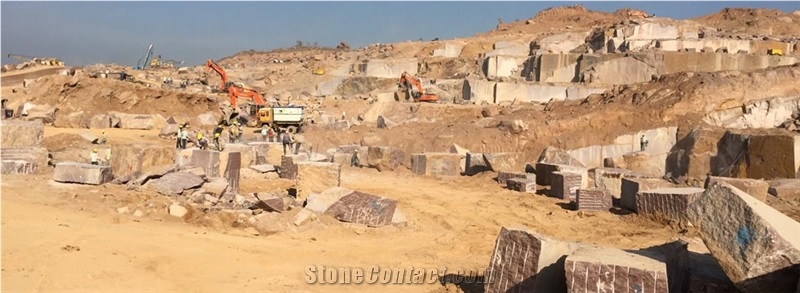 Fortune Red Granite Blocks