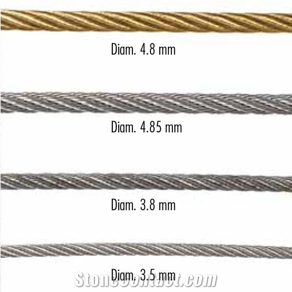 Calibrated Wire Ropes For Marble And Granite Cutting