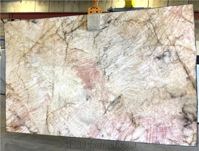 Cristallo Rosa Quartzite Slabs