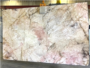 Cristallo Rosa Quartzite Slabs