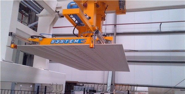 ROBOFLOOR LASTRE Storage For Large Ceramic Slabs Inside The Plants