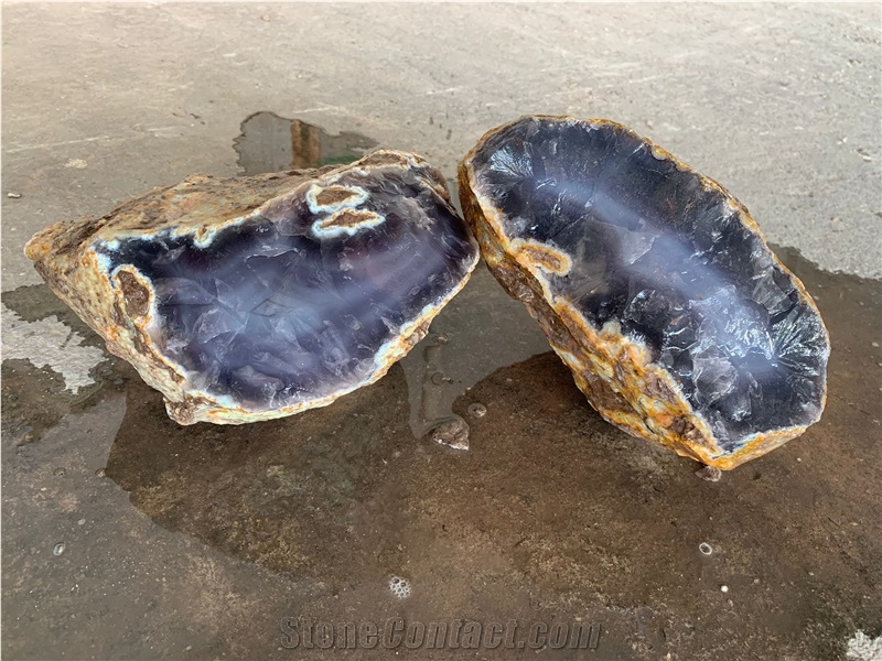 Brazilian Agate (Broken) Gem Stone Boulders