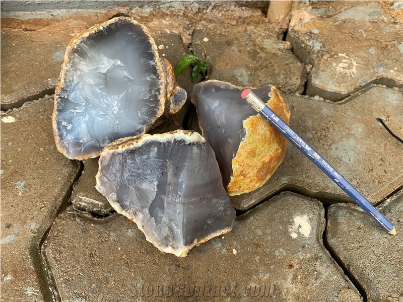 Brazilian Agate Full Precious Stone Boulders
