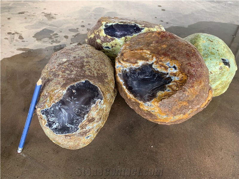 Brazilian Agate Full Precious Stone Boulders