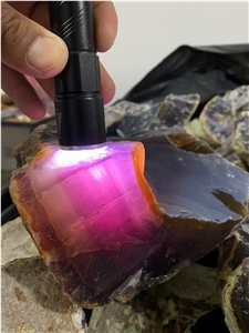 Natural Purple Agate Boulders