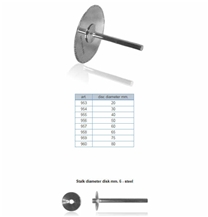 Diamond Disc For Marbles Interchangeable Stalk Mm. 6