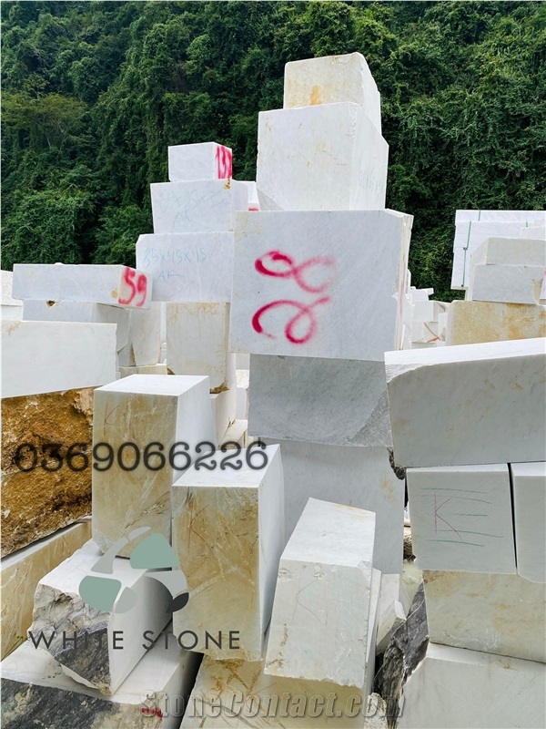 White Marble Blocks