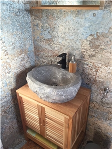 Grey Marble Wash Basins