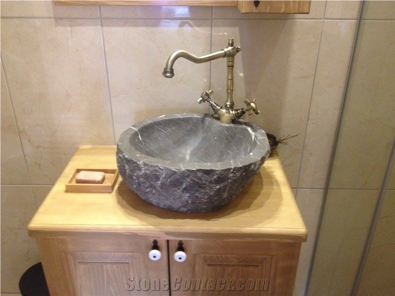 Grey Marble Wash Basins