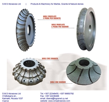 Stone Edge Profiling Tools, Chamfering Wheels