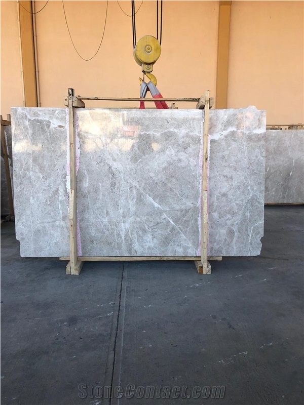 Silver Grey Marble Slabs