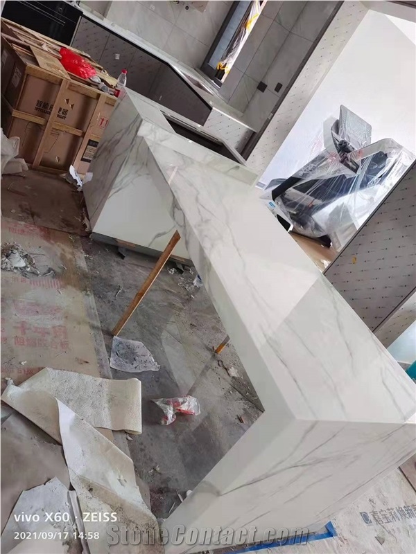 Crystallized Marble Stone Slab