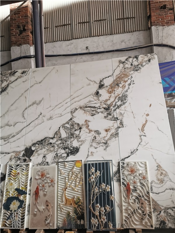 Nano Glass Hollow Column Panels, Crystallized Stone Column